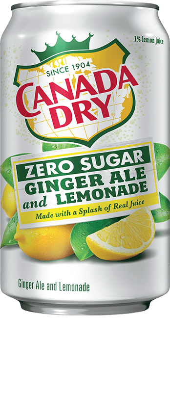 Canada Dry Ginger Ale and Lemonade Zero Sugar