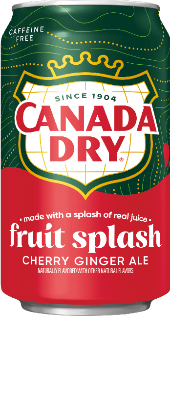 Canada Dry Fruit Splash Cherry Ginger Ale