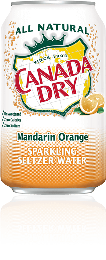 Canada Dry Mandarin Orange Sparkling Seltzer Water