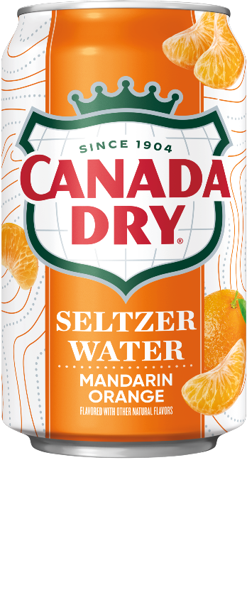 Canada Dry Mandarin Orange Sparkling Seltzer Water