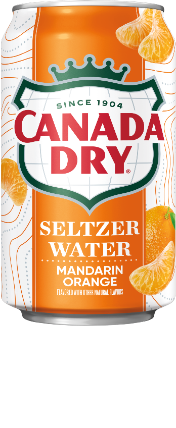 Canada Dry Mandarin Orange Sparkling Seltzer Water